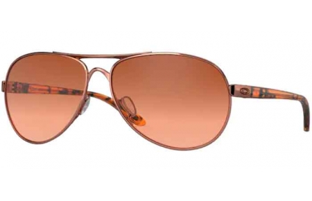 Gafas de Sol - Oakley - FEEDBACK OO4079 - 4079-01 ROSE GOLD // VR50 BROWN GRADIENT