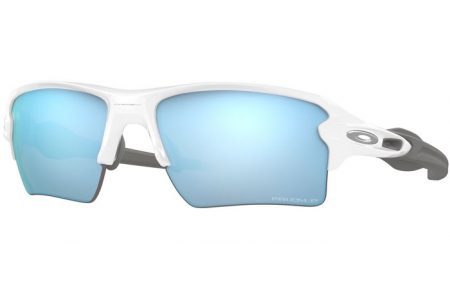 Gafas de Sol - Oakley - FLAK 2.0 XL OO9188 - 9188-82 POLISHED WHITE // PRIZM DEEP H2O POLARIZED