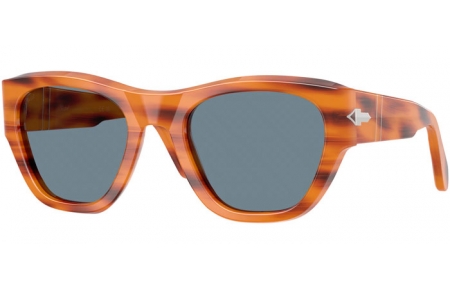 Gafas de Sol - Persol - PO0054S - 960/56 STRIPED  BROWN // LIGHT BLUE