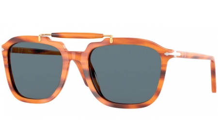 Gafas de Sol - Persol - PO0203S - 960/R5 STRIPED BROWN // DARK BLUE