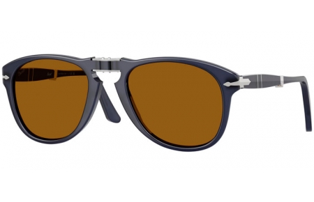 Gafas de Sol - Persol - PO0714 FOLDING - 121733  MILKY DEEP BLUE // BROWN