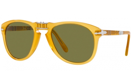 Gafas de Sol - Persol - PO0714SM STEVE MCQUEEN - 204/P1 OPAL YELLOW // GREEN POLARIZED