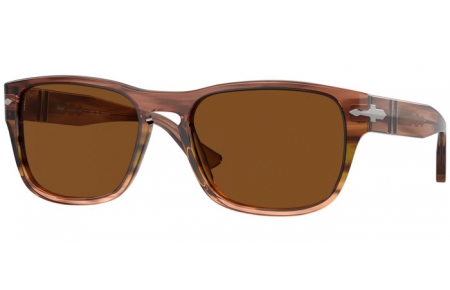 Gafas de Sol - Persol - PO3341S - 120757  STRIPED BROWN GREEN // DARK BROWN ANTIREFLECTION POLARIZED