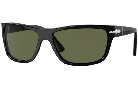 Gafas de Sol - Persol - PO3342S - 95/58 BLACK // GREEN POLARIZED