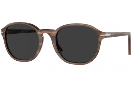 Gafas de Sol - Persol - PO3343S - 120848  STRIPED BROWN // BLACK REY POLARIZED