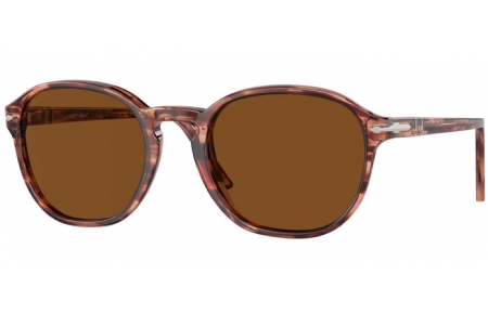 Gafas de Sol - Persol - PO3343S - 120957  STRIPED BORDEAUX // BROWN POLARIZED