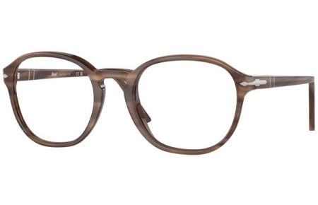 Lunettes de vue - Persol - PO3343V - 1208 STRIPED BROWN