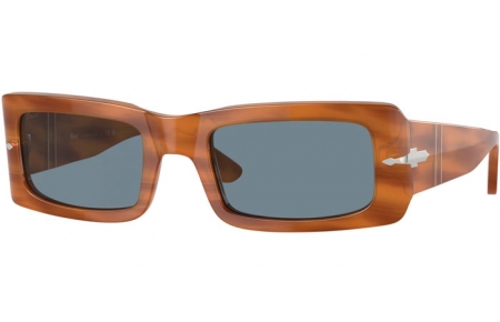 Gafas de Sol - Persol - PO3332S - 960/56 STRIPED BROWN // LIGHT BLUE ANTIREFLECTION