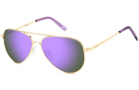 Gafas Junior - Polaroid Junior - PLD 8015/N - HZJ (MF) GOLD LILAC // VIOLET MIRROR POLARIZED