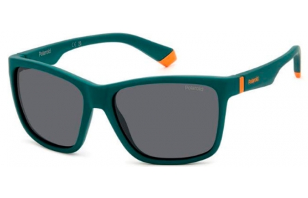 Gafas Junior - Polaroid Junior - PLD 8057/S - DLD (M9) MATTE GREEN // GREY POLARIZED