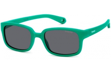 Gafas Junior - Polaroid Junior - PLD K008/S - DLD (M9) MATTE GREEN // GREY POLARIZED