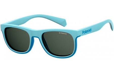 Gafas Junior - Polaroid Junior - PLD 8035/S - MVU (M9) AZURE // GREY POLARIZED