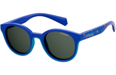 Gafas Junior - Polaroid Junior - PLD 8036/S - PJP (M9) BLUE // GREY POLARIZED