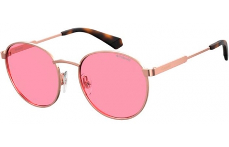 Gafas Junior - Polaroid Junior - PLD 8039/S - DDB (0F) GOLD COPPER // PINK POLARIZED