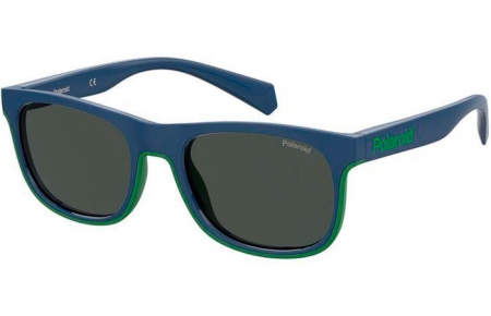 Gafas Junior - Polaroid Junior - PLD 8041/S - RNB (M9) BLUE GREEN // GREY POLARIZED