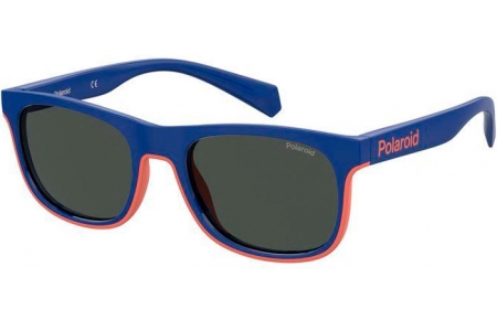 Gafas Junior - Polaroid Junior - PLD 8041/S - RTC (M9) BLUE ORANGE // GREY POLARIZED