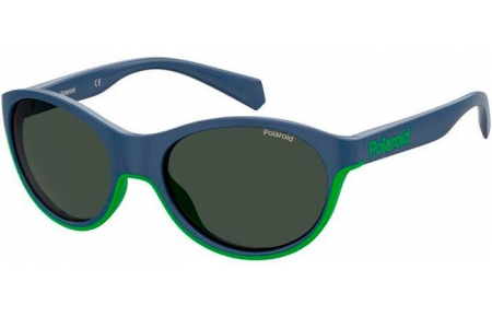 Gafas Junior - Polaroid Junior - PLD 8042/S - RNB (M9) BLUE GREEN // GREY POLARIZED