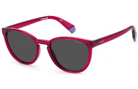 Gafas Junior - Polaroid Junior - PLD 8047/S - MU1 (M9) FUCHSIA // GREY POLARIZED