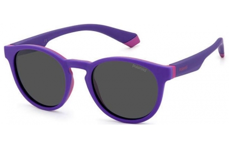 Gafas Junior - Polaroid Junior - PLD 8048/S - 848 (M9) LILAC VIOLET // GREY POLARIZED