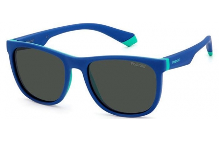 Gafas Junior - Polaroid Junior - PLD 8049/S - 465 (M9) AZURE GREEN // GREY POLARIZED