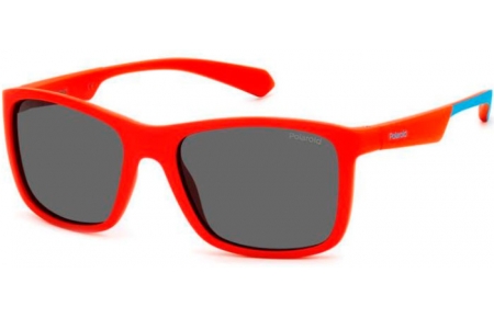 Gafas Junior - Polaroid Junior - PLD 8053/S - 4E3 (M9) RED BLUE // GREY POLARIZED