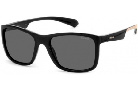 Gafas Junior - Polaroid Junior - PLD 8053/S - 9HT (M9) BLACK IVORY // GREY POLARIZED