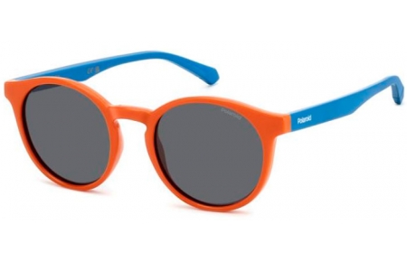 Gafas Junior - Polaroid Junior - PLD 8061/S - L7Q (M9) ORANGE // GREY POLARIZED