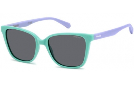 Gafas Junior - Polaroid Junior - PLD 8062/S - WK2 (M9) AQUA // GREY POLARIZED