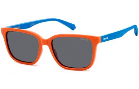 Gafas Junior - Polaroid Junior - PLD 8063/S - L7Q (M9) ORANGE // GREY POLARIZED