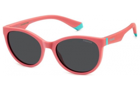 Gafas Junior - Polaroid Junior - PLD 8065/S - 1N5 (M9) CORAL // GREY POLARIZED