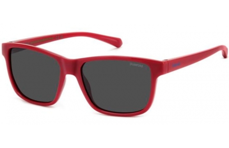 Gafas Junior - Polaroid Junior - PLD 8067/S - C9A (M9) RED // GREY POLARIZED