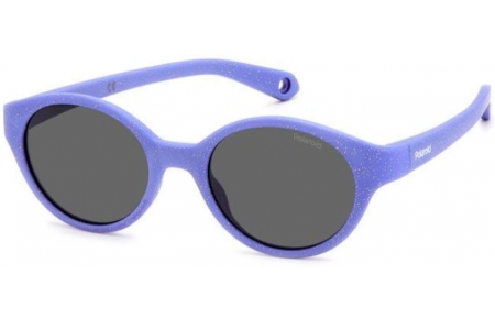 Gafas Junior - Polaroid Junior - PLD K007/S - MW2 (M9) GLITTER VIOLET // GREY POLARIZED