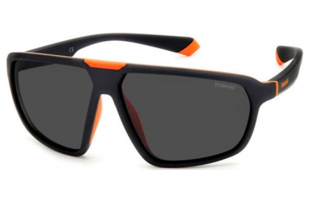 Gafas de Sol - Polaroid - PLD 2142/S - RC2 (M9) MATTE BLACK ORANGE // GREY POLARIZED