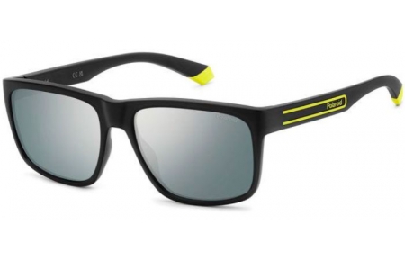 Gafas de Sol - Polaroid - PLD 2149/S - 71C (EX) BLACK YELLOW // GREY SILVER FLASH POLARIZED