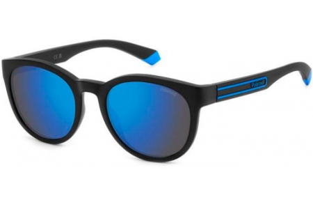 Gafas de Sol - Polaroid - PLD 2150/S - OY4 (5X) BLACK AZURE // GREY BLUE MIRROR POLARIZED