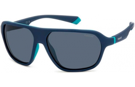 Gafas de Sol - Polaroid - PLD 2152/S - FLL (C3) MATTE BLUE // BLUE GREY POLARIZED