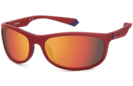 Gafas de Sol - Polaroid - PLD 2154/S - 0Z3 (OZ) MATTE RED // RED MIRROR POLARIZED