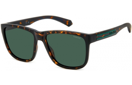 Gafas de Sol - Polaroid - PLD 2155/S - HGC (UC) MATTE BROWN // GREEN POLARIZED