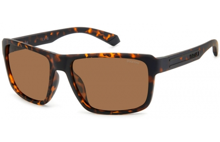 Gafas de Sol - Polaroid - PLD 2158/S - HGC (SP) MATTE BROWN HAVANA // BRONZE POLARIZED