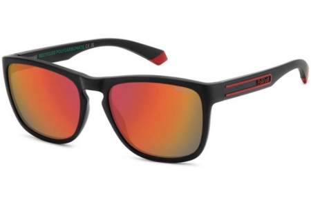 Lunettes de soleil - Polaroid - PLD 2161/S - OIT (OZ) BLACK RED // RED MULTILAYER POLARIZED