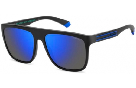 Gafas de Sol - Polaroid - PLD 2162/S - 0VK (5X) MATTE BLACK BLUE // BLUE MIRROR POLARIZED