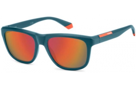 Gafas de Sol - Polaroid - PLD 2163/S - 5BF (OZ) MATTE PETROL // RED MULTILAYER POLARIZED