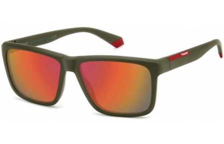 Gafas de Sol - Polaroid - PLD 2164/S - TBO (OZ) MILITARY GREEN // RED MIRROR POLARIZED