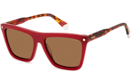 Gafas de Sol - Polaroid - PLD 4164/S/X - LHF (SP) BURGUNDY // BRONZE POLARIZED