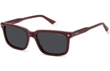 Gafas de Sol - Polaroid - PLD 4174/S/X - LHF (M9) BURGUNDY // GREY POLARIZED