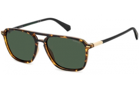 Gafas de Sol - Polaroid - PLD 4182/S/X - 086 (UC) HAVANA // GREEN POLARIZED