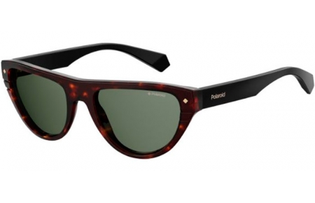 Gafas de Sol - Polaroid Premium - PLD 6087/S/X - 086 (UC) DARK HAVANA // GREEN POLARIZED