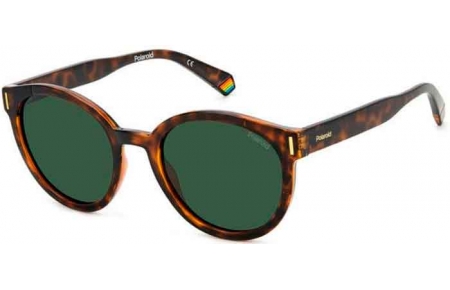 Gafas de Sol - Polaroid - PLD 6185/S - 086 (UC) DARK HAVANA // GREEN POLARIZED