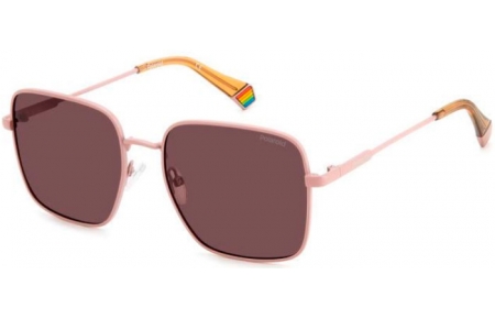 Gafas de Sol - Polaroid - PLD 6194/S/X - 8KJ (KL) MATTE PINK // VIOLET POLARIZED