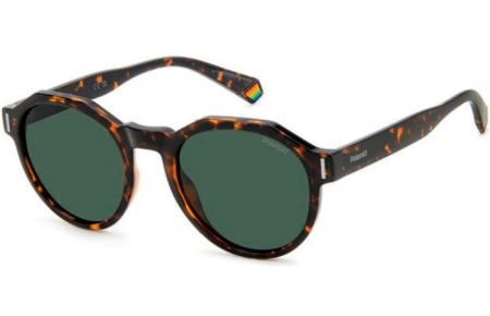 Sunglasses - Polaroid - PLD 6207/S - 086 (UC) DARK HAVANA // GREEN POLARIZED